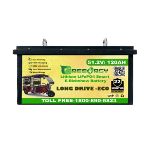 LONG DRIVE ECO LiFePO₄ (120AH)-22 MONTHS WARRANTY BATTERY